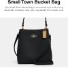 imageCOACH Small Town BucketBlack Oxblood