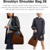 imageCoach Brooklyn Shoulder Bag 28Warm Brown Suede