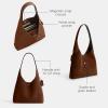 imageCoach Brooklyn Shoulder Bag 28Warm Brown Suede