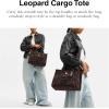 imageCoach Cargo ToteB4Dark Leopard