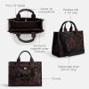 imageCoach Cargo ToteB4Dark Leopard
