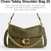 imageCoach Chain Tabby Shoulder Bag 30B4Olive