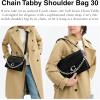 imageCoach Chain Tabby Shoulder Bag 30LhBlack