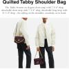 imageCoach Chain Tabby Shoulder BagB4Black Currant