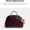 imageCoach Floppy Bunny Plushie Bag Charm in Shearling