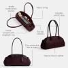 imageCoach Glazed Leather Empire Carryall 34B4Merlot