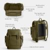 imageCoach Hitch Backpack in Natural FullGrain LeatherOlive