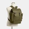 imageCoach Hitch Backpack in Natural FullGrain LeatherOlive
