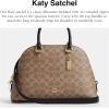 imageCoach Katy Satchel in Signature CanvasImTanBlack