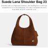 imageCoach Lana Shoulder Bag 23Warm Brown Suede