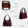 imageCoach Lana Shoulder BagB4Merlot