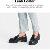 imageCoach Leah Platform LoaferLeather Black