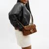 imageCoach Quilted Suede Tabby Shoulder Bag 26 with ChainWarm Brown Suede