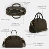 imageCoach Soft Empire Carryall 28 Olive Suede