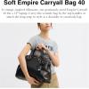 imageCoach Soft Empire Carryall 40Loved LeatherSilverBlack Brown