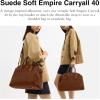 imageCoach Soft Empire Carryall 40Warm Brown Suede