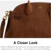 imageCoach Soft Empire Carryall 40Warm Brown Suede