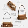 imageCoach Tabby Shoulder Bag 20 in Spazzolato LeatherB4Honey Brown