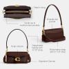 imageCoach Tabby Shoulder Bag 20 in Spazzolato LeatherB4Maple Maple