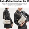 imageCoach Tabby Shoulder Bag 26 in Spazzolato LeatherChalk Ivory