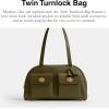 imageCoach Twin Turnlock Bag1zOlive