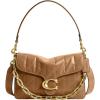 imageCoach Chain Tabby Shoulder BagB4Honey Brown