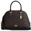 imageCoach Katy Satchel in Signature CanvasImWalnutBlack