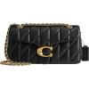 imageCoach Quilted Suede Tabby Shoulder Bag 26 with ChainB4Black