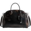 imageCoach Soft Empire Carryall 40Loved LeatherSilverBlack Brown