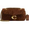 imageCoach Tabby Shoulder Bag 20Warm Brown Suede