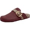 imageCoach Womens Archival Buckle ClogMerlot
