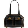 imageCoach Womens Twin Turnlock Bag 20Loved LeatherBrassBlack