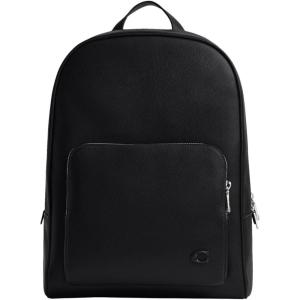 imageCoach Mens Wade Backpack in Crossgrain Leather Maple MediumBlack