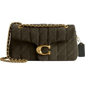 imageCoach Quilted Suede Tabby Shoulder Bag 26 with ChainOlive Suede