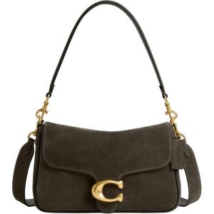 imageCoach Soft Tabby Shoulder BagOlive Suede