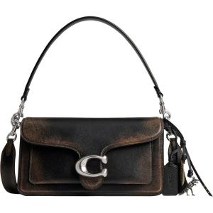 imageCoach Tabby Shoulder Bag 26 in Spazzolato LeatherLhBlack Brown