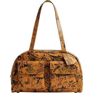 imageCoach Womens Twin Turnlock Bag 20Ochre Multi