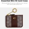 imageCOACH Womens Essential Mini Id Case AccessoryTravelers Card SleevesB4OAK