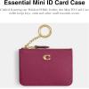 imageCOACH Womens Essential Mini Id Case AccessoryTravelers Card SleevesB4PINK