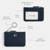 imageCOACH Womens Essential Mini Id Case AccessoryTravelers Card SleevesLhDark Navy