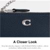 imageCOACH Womens Essential Mini Id Case AccessoryTravelers Card SleevesLhDark Navy