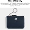 imageCOACH Womens Essential Mini Id Case AccessoryTravelers Card SleevesLhDark Navy