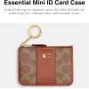 imageCOACH Womens Essential Mini Id Case AccessoryTravelers Card SleevesMulticolor