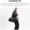 imageCoach Mens Compass 45 BagBlack Signature