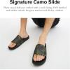 imageCoach Mens Signature Coated Canvas Pool Slide SandalCamo