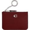 imageCOACH Womens Essential Mini Id Case AccessoryTravelers Card SleevesLhDark Ruby
