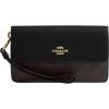 imageCoach womens Foldover WristletWalnutBlack