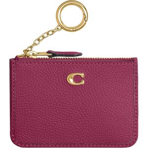 imageCOACH Womens Essential Mini Id Case AccessoryTravelers Card SleevesB4PINK