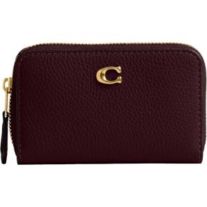 imageCoach Womens Essential Small Zip Around Card CaseB4Merlot