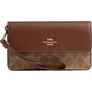 imageCoach womens Foldover WristletTanBrown